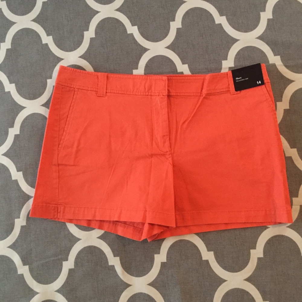 New York & Co. Orange Short Shorts - NWT - Sz 14